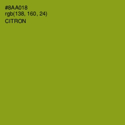 #8AA018 - Citron Color Image