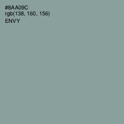#8AA09C - Envy Color Image
