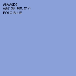 #8AA0D9 - Polo Blue Color Image