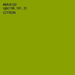 #8AA102 - Citron Color Image