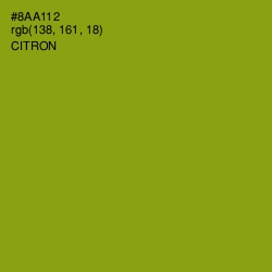 #8AA112 - Citron Color Image