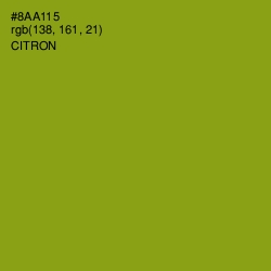 #8AA115 - Citron Color Image