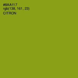 #8AA117 - Citron Color Image