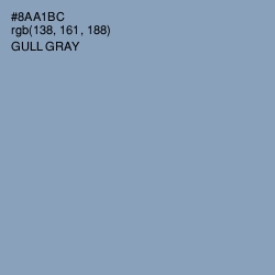 #8AA1BC - Gull Gray Color Image