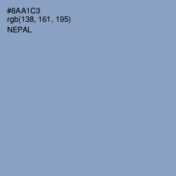 #8AA1C3 - Nepal Color Image