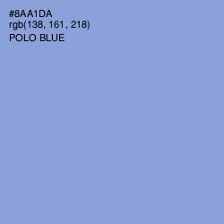 #8AA1DA - Polo Blue Color Image