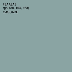 #8AA3A3 - Cascade Color Image