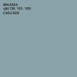 #8AA3A9 - Cascade Color Image