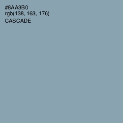 #8AA3B0 - Cascade Color Image