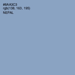 #8AA3C3 - Nepal Color Image
