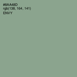 #8AA48D - Envy Color Image