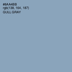 #8AA4BB - Gull Gray Color Image