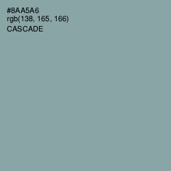 #8AA5A6 - Cascade Color Image