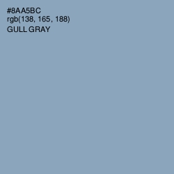 #8AA5BC - Gull Gray Color Image