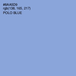 #8AA5D9 - Polo Blue Color Image