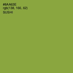 #8AA63E - Sushi Color Image