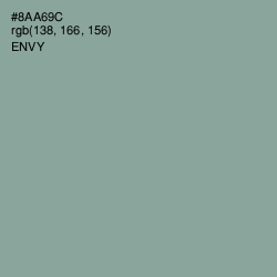 #8AA69C - Envy Color Image