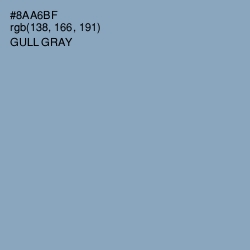 #8AA6BF - Gull Gray Color Image