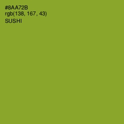 #8AA72B - Sushi Color Image