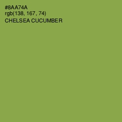 #8AA74A - Chelsea Cucumber Color Image