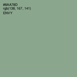 #8AA78D - Envy Color Image