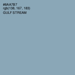 #8AA7B7 - Gulf Stream Color Image