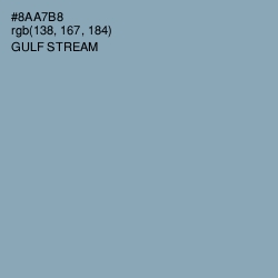 #8AA7B8 - Gulf Stream Color Image
