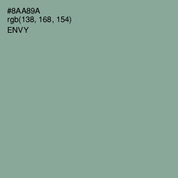 #8AA89A - Envy Color Image