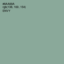 #8AA99A - Envy Color Image