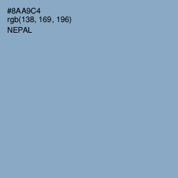 #8AA9C4 - Nepal Color Image