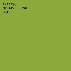 #8AAA3C - Sushi Color Image