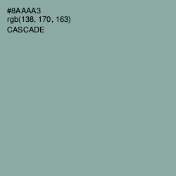 #8AAAA3 - Cascade Color Image