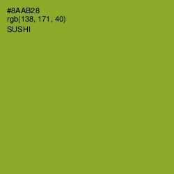 #8AAB28 - Sushi Color Image