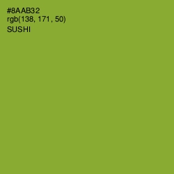 #8AAB32 - Sushi Color Image