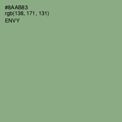 #8AAB83 - Envy Color Image
