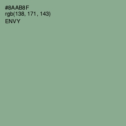 #8AAB8F - Envy Color Image