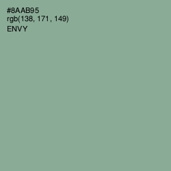 #8AAB95 - Envy Color Image