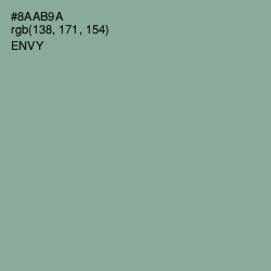#8AAB9A - Envy Color Image