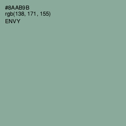 #8AAB9B - Envy Color Image