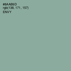 #8AAB9D - Envy Color Image