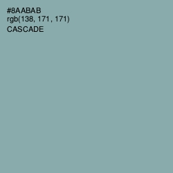 #8AABAB - Cascade Color Image