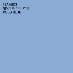#8AABD3 - Polo Blue Color Image