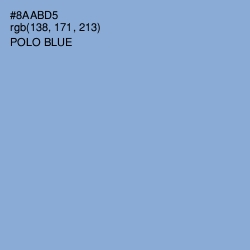 #8AABD5 - Polo Blue Color Image
