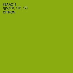 #8AAC11 - Citron Color Image