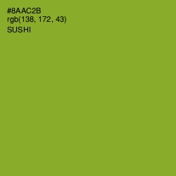 #8AAC2B - Sushi Color Image
