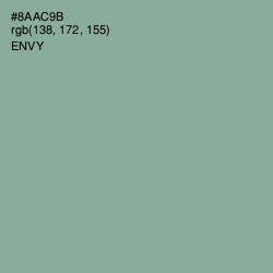 #8AAC9B - Envy Color Image