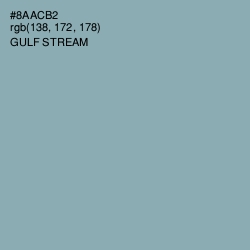 #8AACB2 - Gulf Stream Color Image