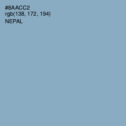 #8AACC2 - Nepal Color Image
