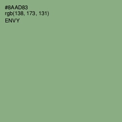 #8AAD83 - Envy Color Image