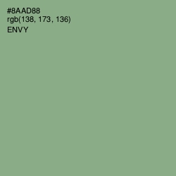 #8AAD88 - Envy Color Image